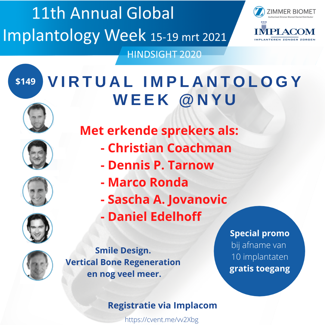 Speciale actie voor de Implantologie week